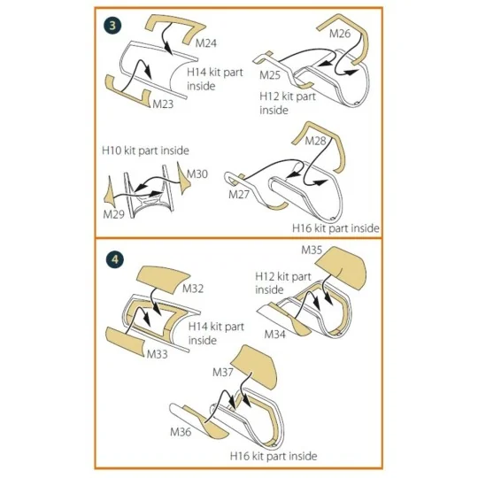 Mirage 2000B/N double-sided painting mask for Modelsvit kit, 1/72 -... Mirage 2000B/N double-sided painting mask for Modelsvit kit, 1/72 -...