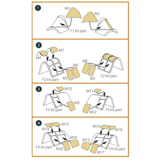 Vanguard P-66/Mk.1/J10 painting mask for Dora Wings kit, 1/72 - Cle... Vanguard P-66/Mk.1/J10 painting mask for Dora Wings kit, 1/72 - Cle...
