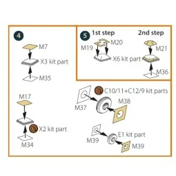 Wessex HC.2 double-sided painting mask for Airfix kit, 1/72 - Clear...