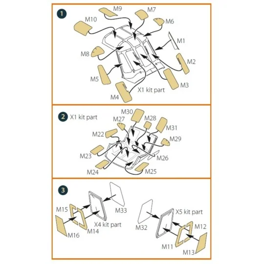 Wessex HC.2 double-sided painting mask for Airfix kit, 1/72 - Clear... Wessex HC.2 double-sided painting mask for Airfix kit, 1/72 - Clear...