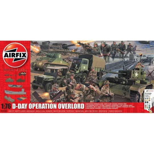D-Day 75th Anniversary Operation Overlor Gift Set, 1/76 - Airfix A5... D-Day 75th Anniversary Operation Overlor Gift Set, 1/76 - Airfix A5...