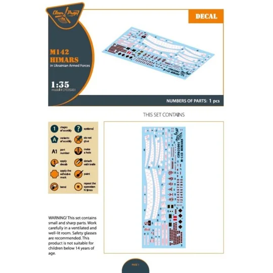 M142 Himars in Ukrainian Armed Forces decal set for Trumpeter, Fore... M142 Himars in Ukrainian Armed Forces decal set for Trumpeter, Fore...