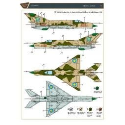 MiG-21 in Ukrainian Service, 1/48 - Clear Prop Accessories CPD48005