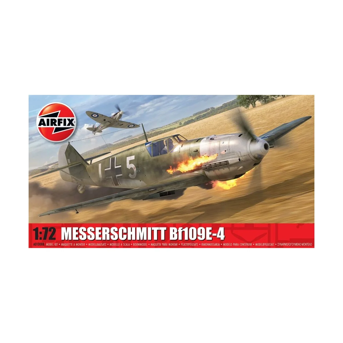 Messerschmitt Bf109E-4, 1/72 - Airfix A01008B