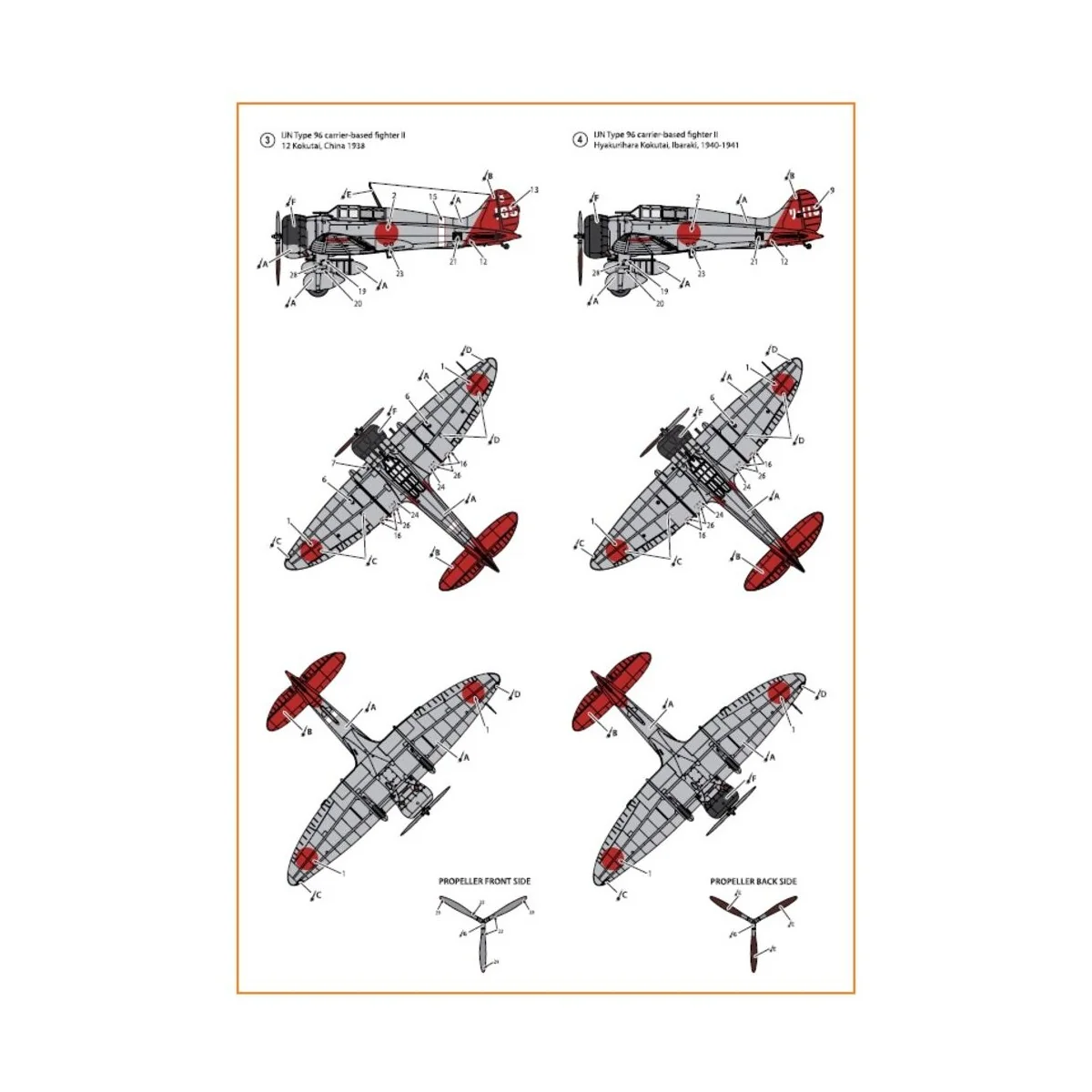 A5M2b Claude (early version) decal set for CP kit CP72006, 1/72 - C...