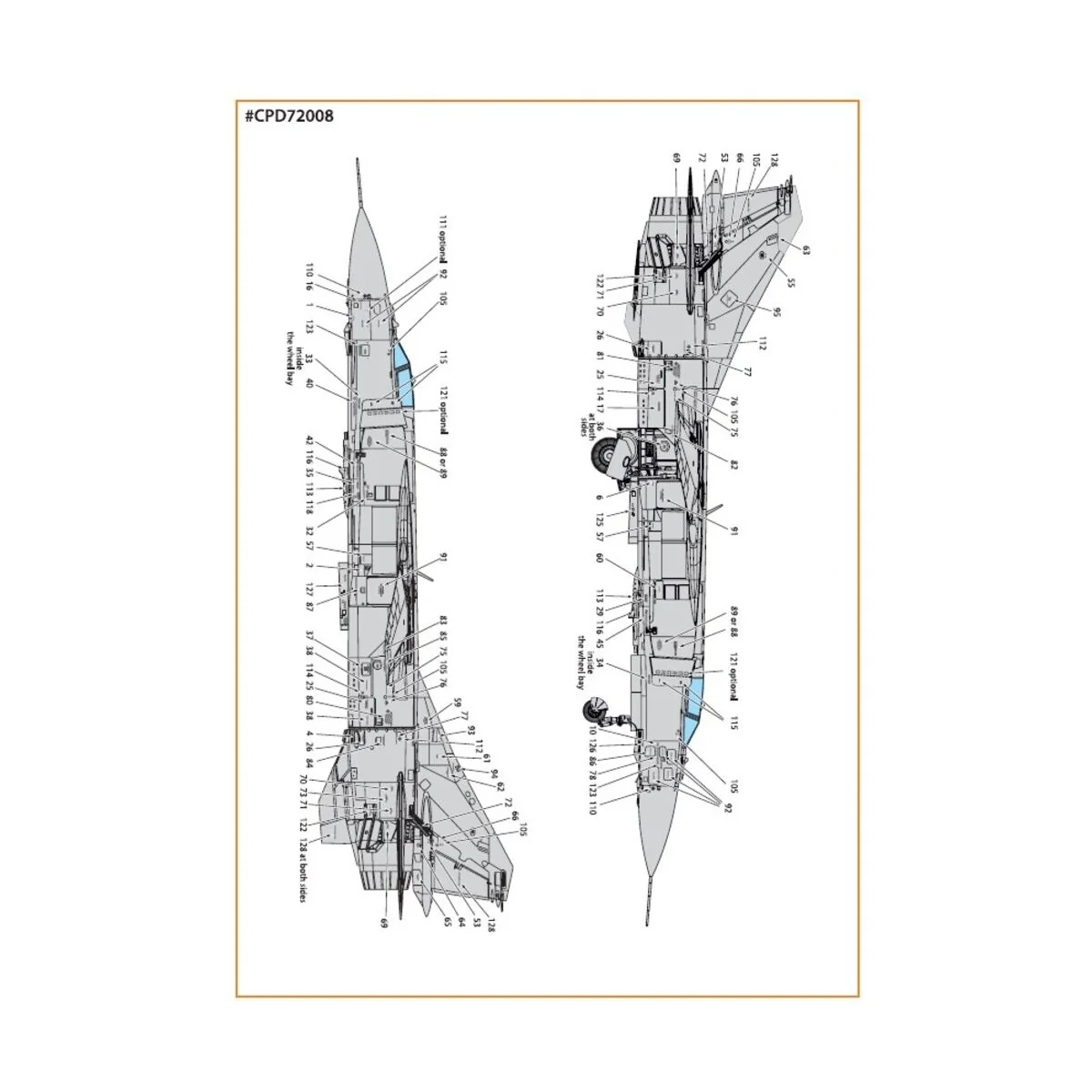 MiG-23ML, MLA, MLD, P, MLAE standard stencils for CP kits and other... MiG-23ML, MLA, MLD, P, MLAE standard stencils for CP kits and other...