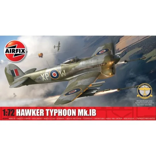 Hawker Typhoon Mk.IB, 1/72 - Airfix A02041B Hawker Typhoon Mk.IB, 1/72 - Airfix A02041B