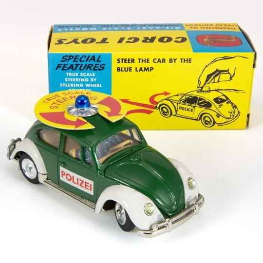 492 Volkswagen European Police Car - Corgi CD54321028