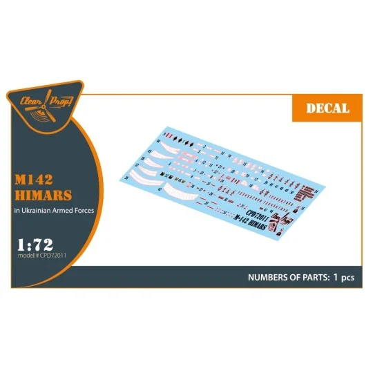 M142 Himars in Ukrainian Armed Forces decal set for Foreart, Meng, ...