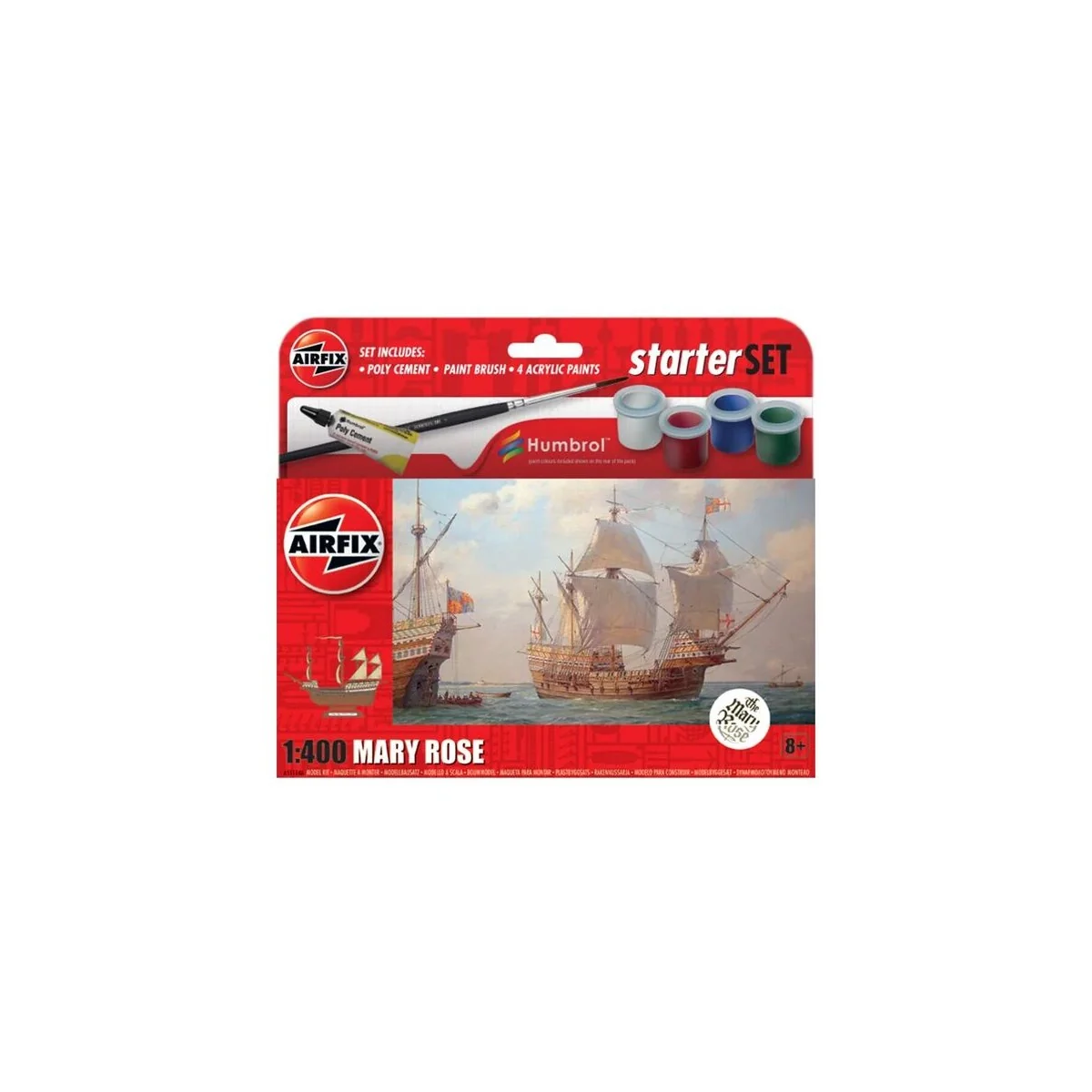 Small Starter Set NEW Mary Rose - Airfix A55114A