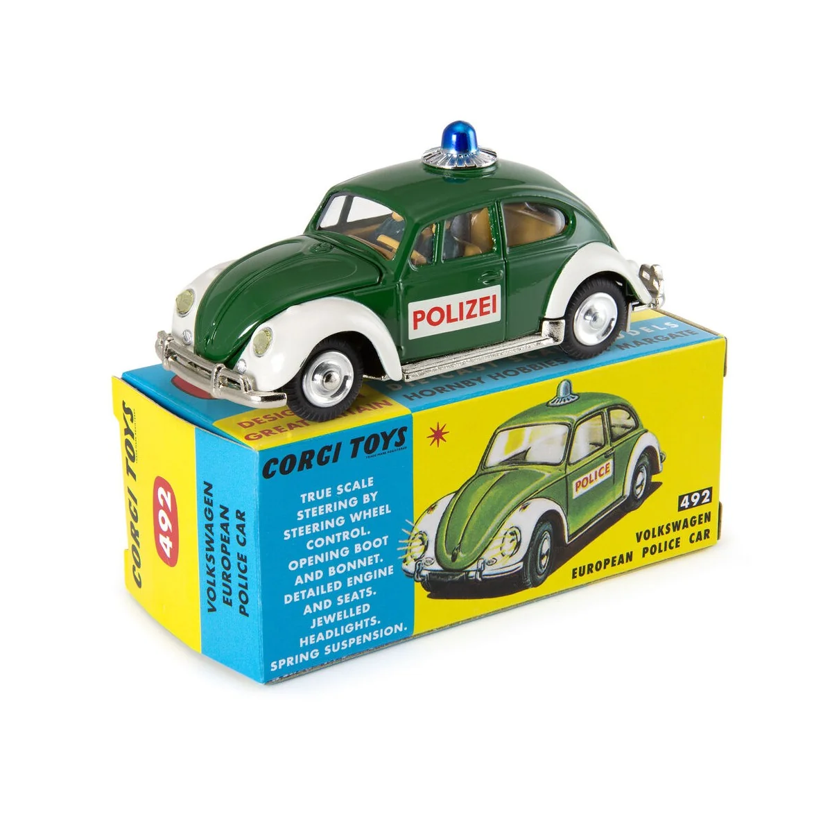 492 Volkswagen European Police Car - Corgi CD54321028