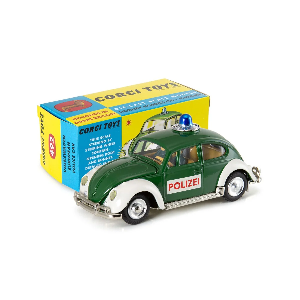 492 Volkswagen European Police Car - Corgi CD54321028