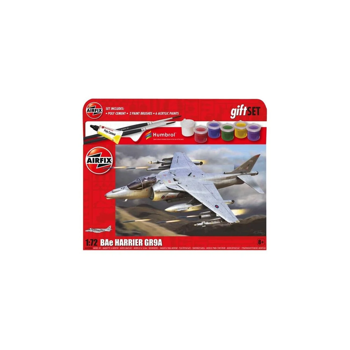 Hanging Gift Set BAE Harrier GR.9A - Airfix A55300A