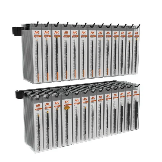 SYNTHETIC BRUSHES MODULE (26 ref. x 10units) - AK Interactive AK EX...