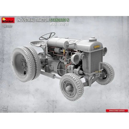 Industrial Tractor Standard N Mod. 1936/38, 1/35 - MiniArt 38102 Industrial Tractor Standard N Mod. 1936/38, 1/35 - MiniArt 38102