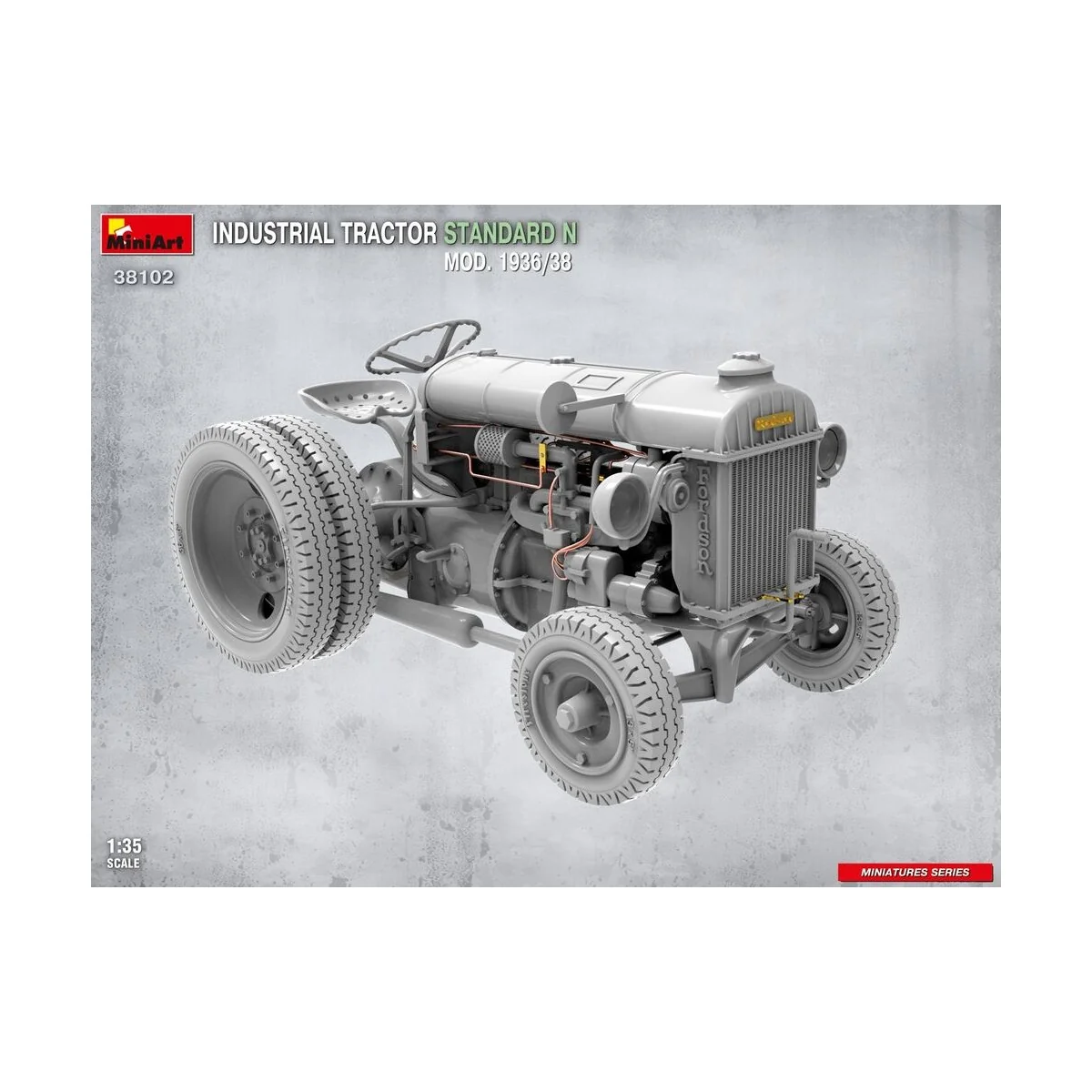 Industrial Tractor Standard N Mod. 1936/38, 1/35 - MiniArt 38102 Industrial Tractor Standard N Mod. 1936/38, 1/35 - MiniArt 38102