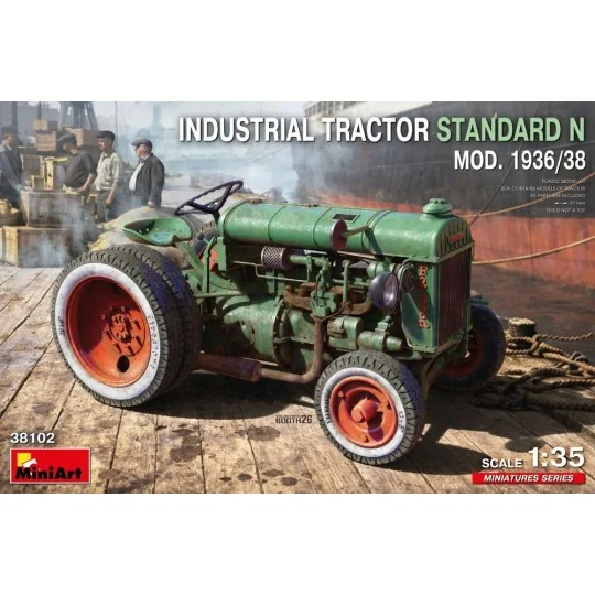 Industrial Tractor Standard N Mod. 1936/38, 1/35 - MiniArt 38102 Industrial Tractor Standard N Mod. 1936/38, 1/35 - MiniArt 38102