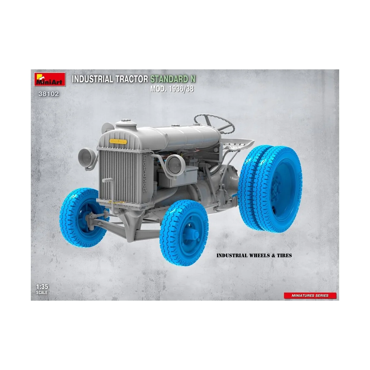 Industrial Tractor Standard N Mod. 1936/38, 1/35 - MiniArt 38102 Industrial Tractor Standard N Mod. 1936/38, 1/35 - MiniArt 38102
