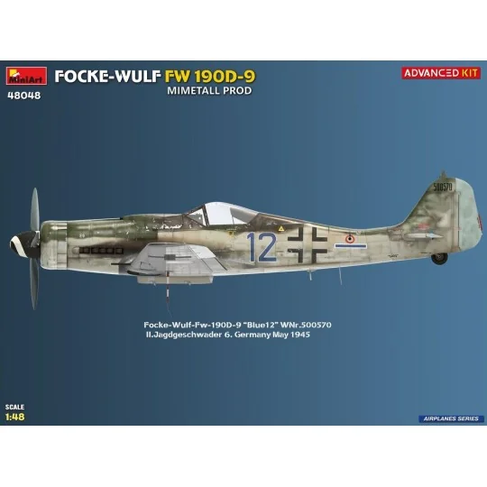 Focke-Wulf Fw 190D-9. Mimetall Prod. Advanced Kit, 1/48 - MiniArt 4...