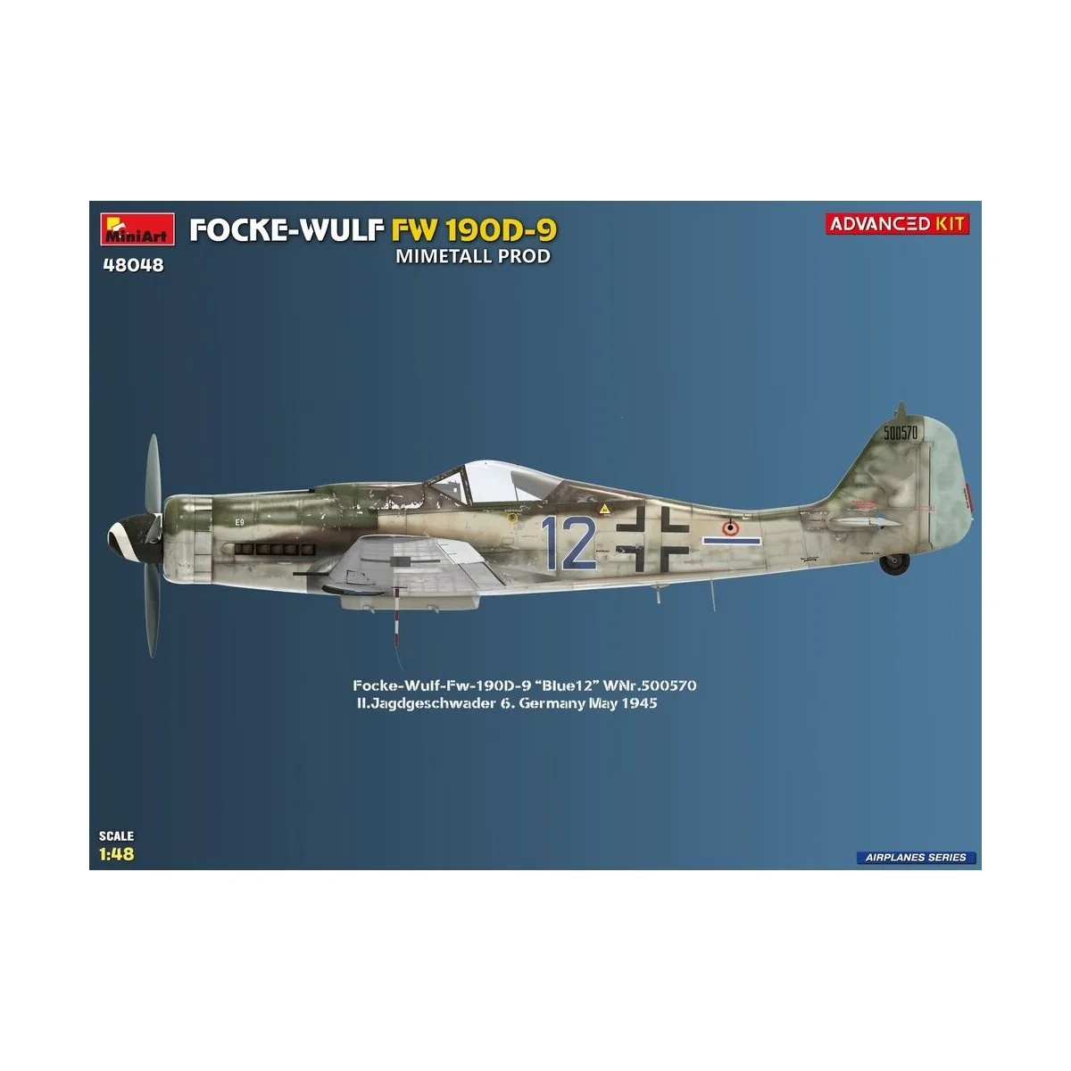 Focke-Wulf Fw 190D-9. Mimetall Prod. Advanced Kit, 1/48 - MiniArt 4...