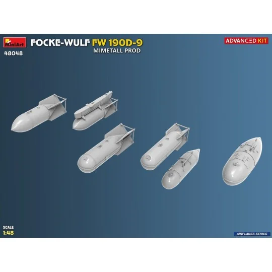 Focke-Wulf Fw 190D-9. Mimetall Prod. Advanced Kit, 1/48 - MiniArt 4...