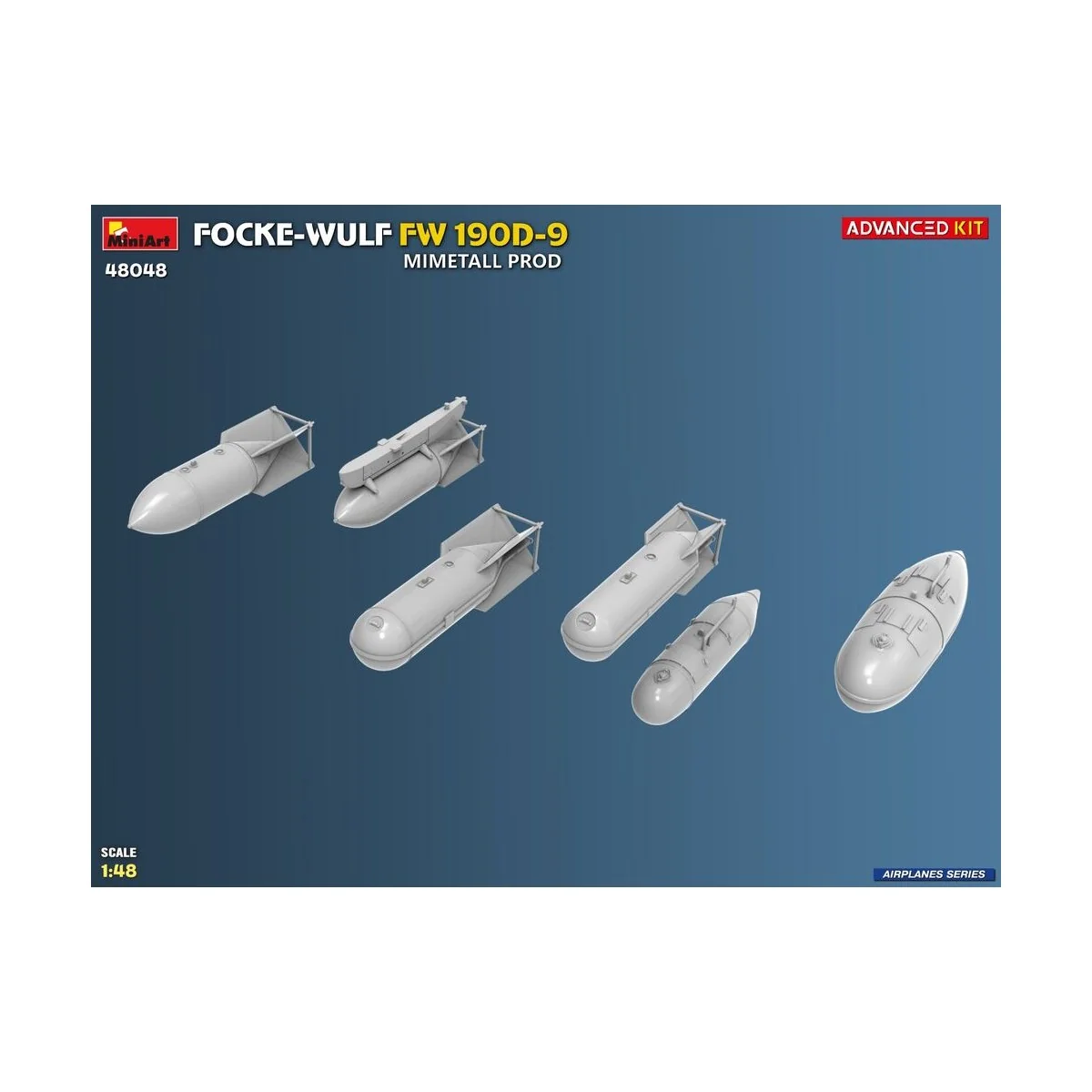 Focke-Wulf Fw 190D-9. Mimetall Prod. Advanced Kit, 1/48 - MiniArt 4...