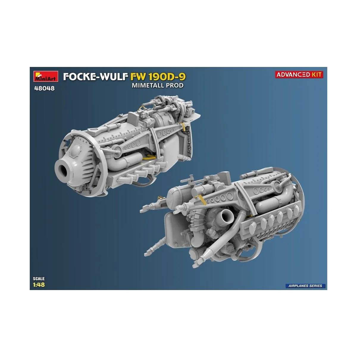 Focke-Wulf Fw 190D-9. Mimetall Prod. Advanced Kit, 1/48 - MiniArt 4...