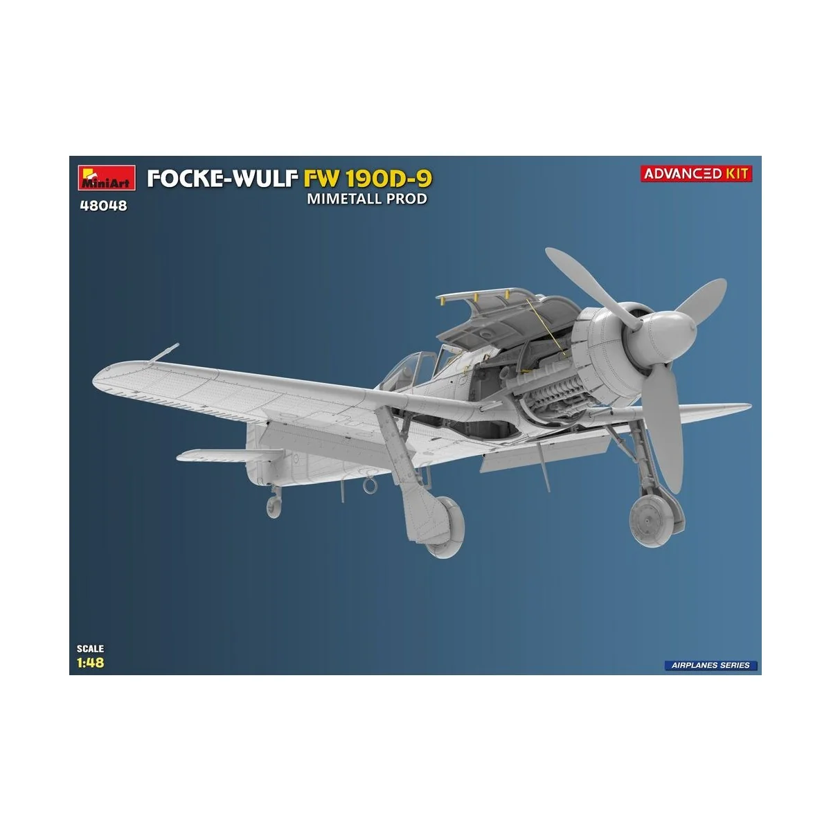 Focke-Wulf Fw 190D-9. Mimetall Prod. Advanced Kit, 1/48 - MiniArt 4...