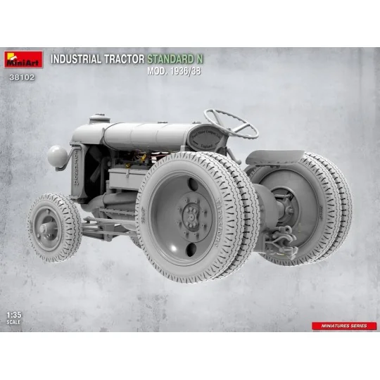Industrial Tractor Standard N Mod. 1936/38, 1/35 - MiniArt 38102 Industrial Tractor Standard N Mod. 1936/38, 1/35 - MiniArt 38102
