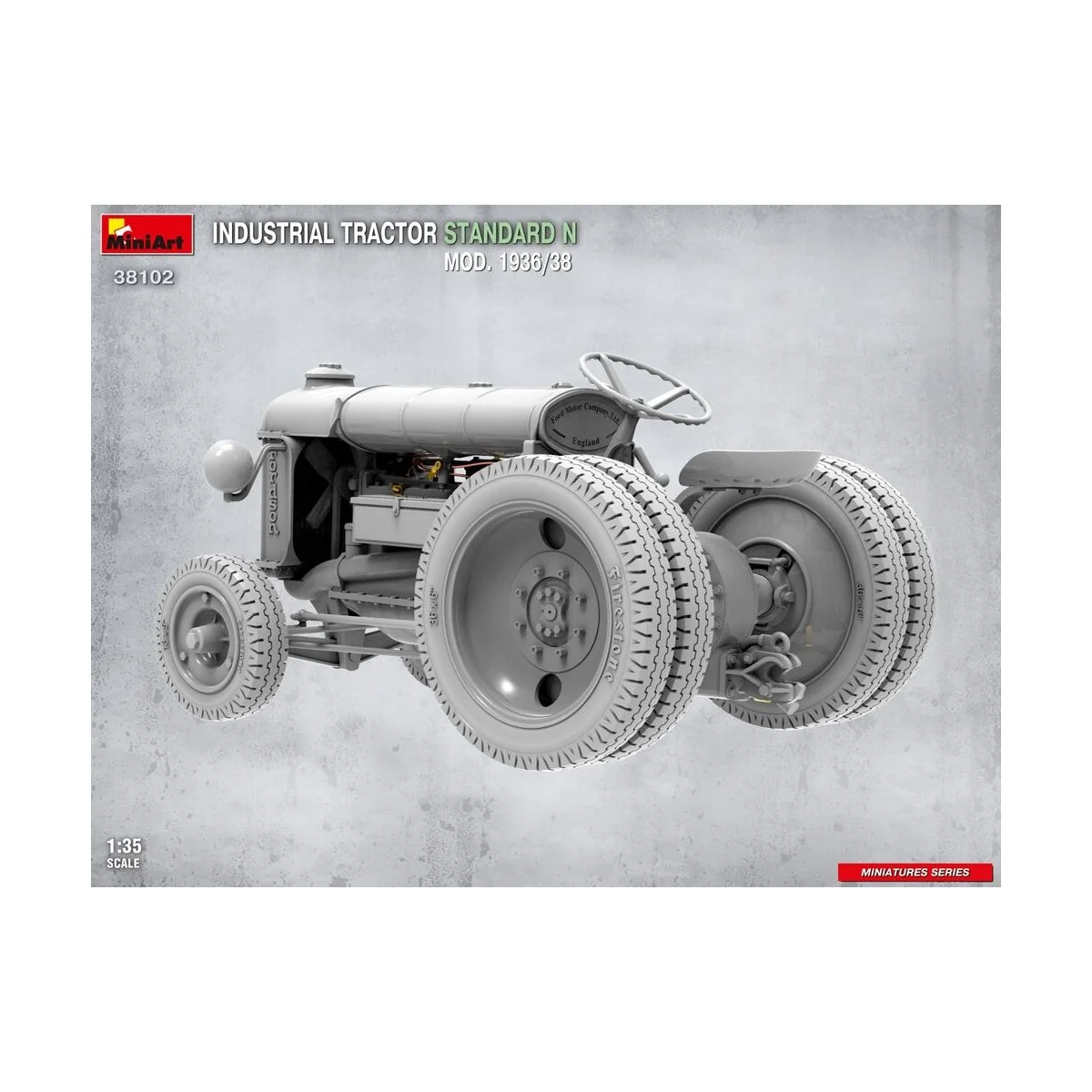 Industrial Tractor Standard N Mod. 1936/38, 1/35 - MiniArt 38102 Industrial Tractor Standard N Mod. 1936/38, 1/35 - MiniArt 38102