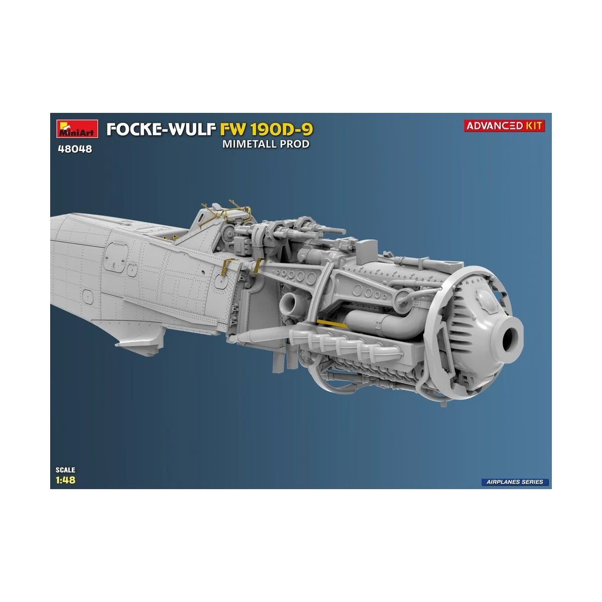 Focke-Wulf Fw 190D-9. Mimetall Prod. Advanced Kit, 1/48 - MiniArt 4...