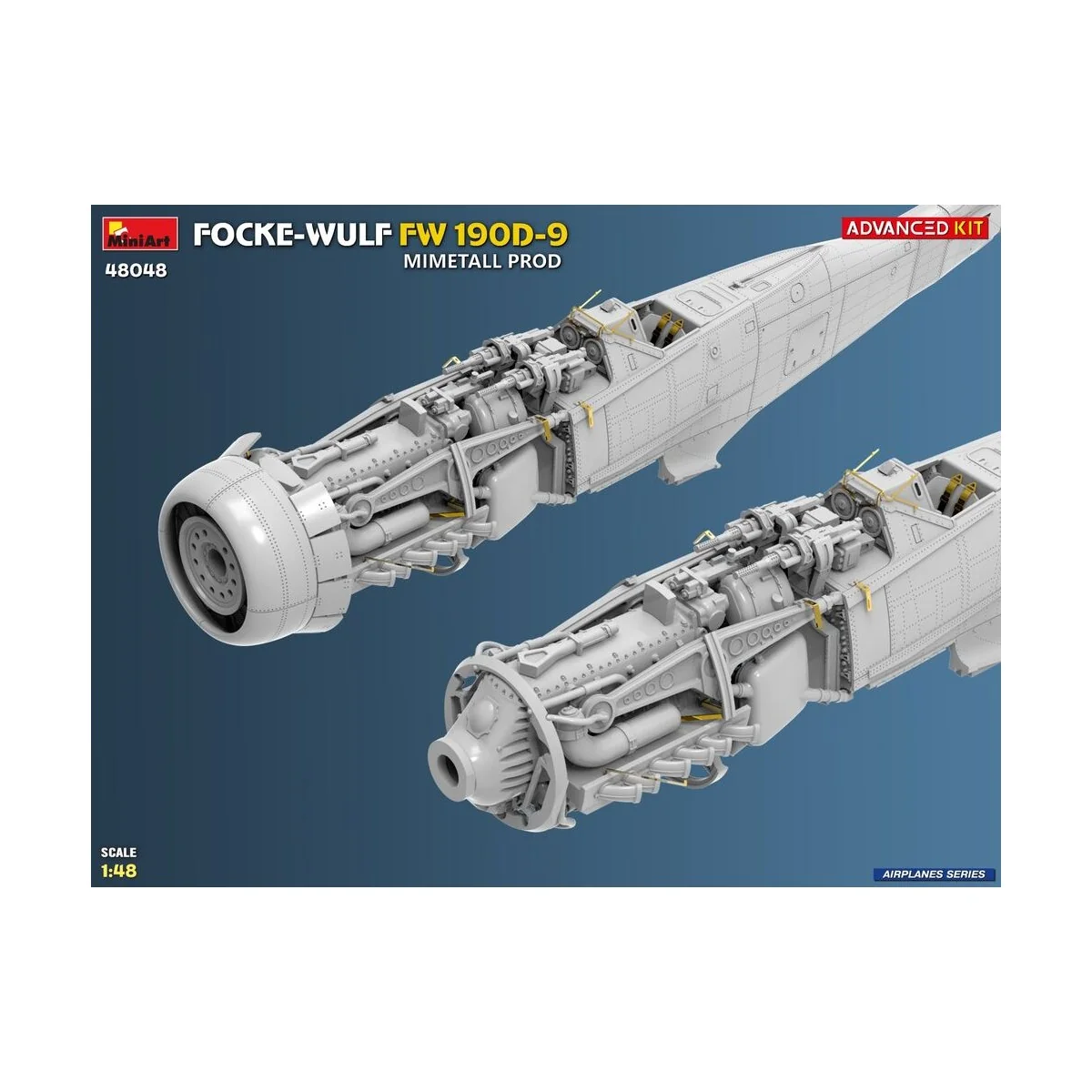 Focke-Wulf Fw 190D-9. Mimetall Prod. Advanced Kit, 1/48 - MiniArt 4...