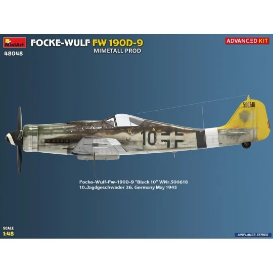 Focke-Wulf Fw 190D-9. Mimetall Prod. Advanced Kit, 1/48 - MiniArt 4...
