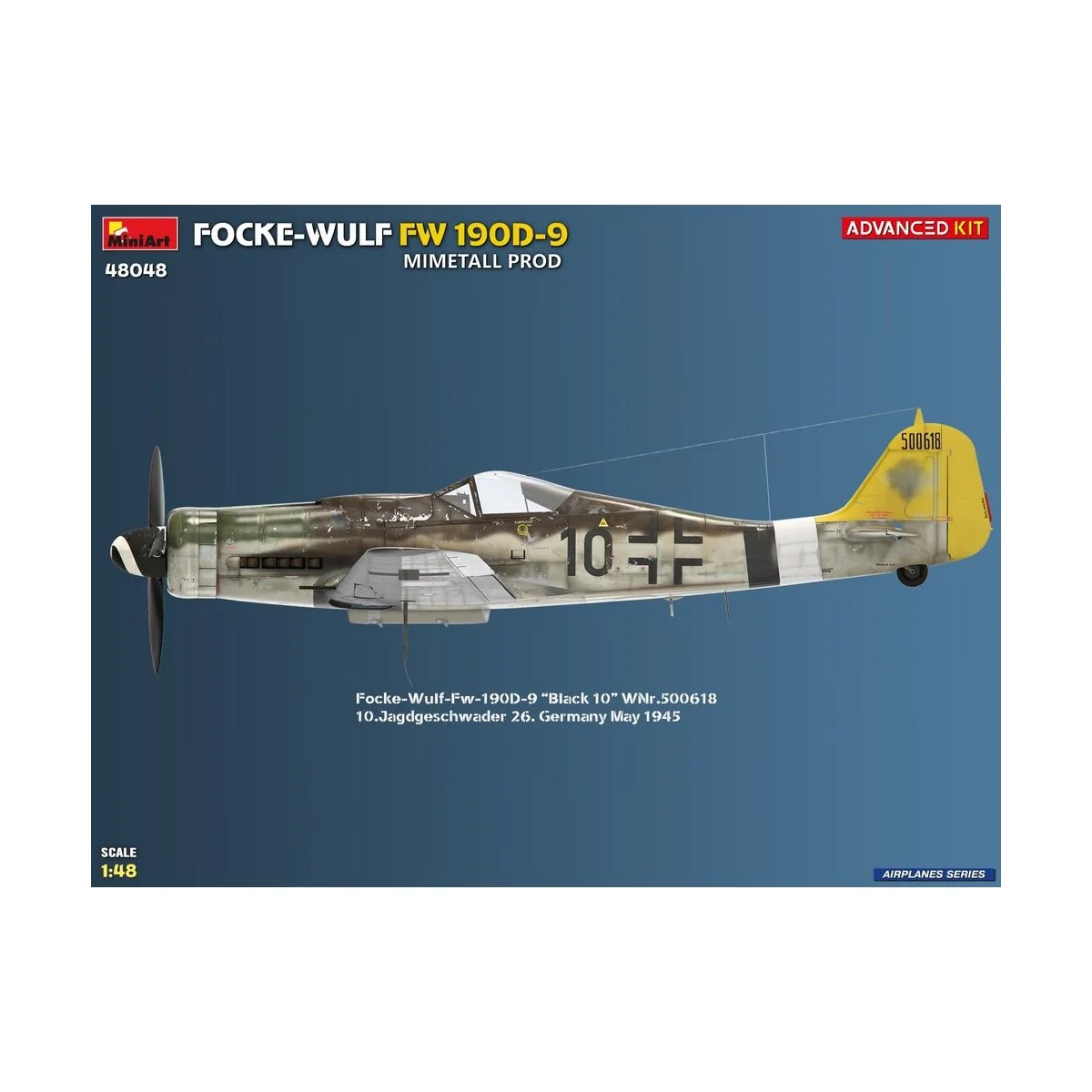 Focke-Wulf Fw 190D-9. Mimetall Prod. Advanced Kit, 1/48 - MiniArt 4...