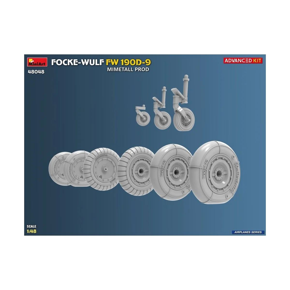 Focke-Wulf Fw 190D-9. Mimetall Prod. Advanced Kit, 1/48 - MiniArt 4...