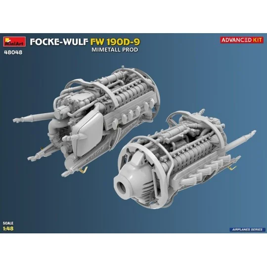 Focke-Wulf Fw 190D-9. Mimetall Prod. Advanced Kit, 1/48 - MiniArt 4...