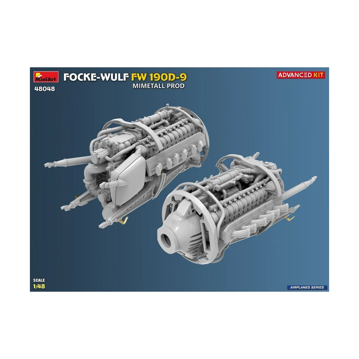 Focke-Wulf Fw 190D-9. Mimetall Prod. Advanced Kit, 1/48 - MiniArt 4...