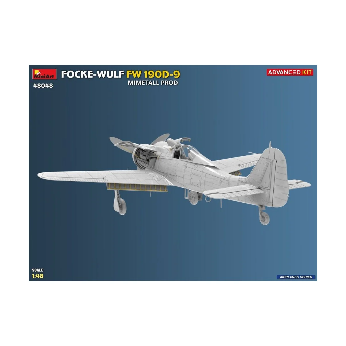 Focke-Wulf Fw 190D-9. Mimetall Prod. Advanced Kit, 1/48 - MiniArt 4...