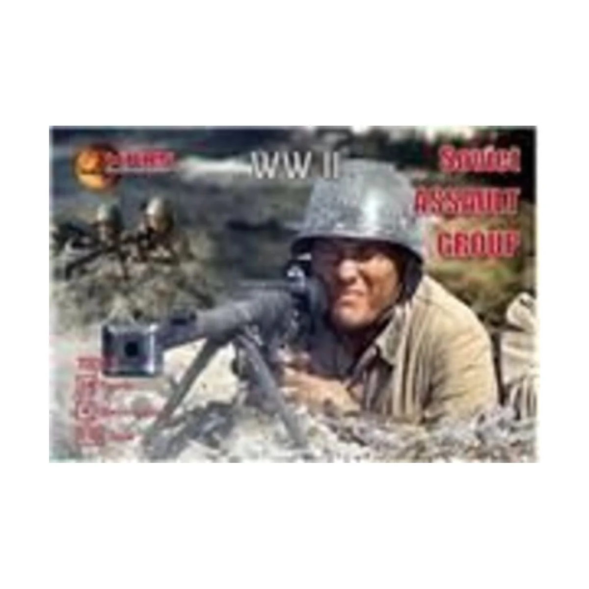 WWII Soviet assault group, 1/72 - Mars Figures MS72012 WWII Soviet assault group, 1/72 - Mars Figures MS72012