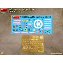 Dingo Mk. III Scout Car w/ Crew, 1/35 - MiniArt 53088