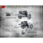 German 7.5cm Anti-Tank Gun PaK 40. Mid Prod w/ Artillery Crew. Spec...