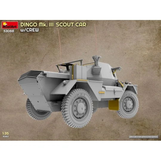 Dingo Mk. III Scout Car w/ Crew, 1/35 - MiniArt 53088 Dingo Mk. III Scout Car w/ Crew, 1/35 - MiniArt 53088