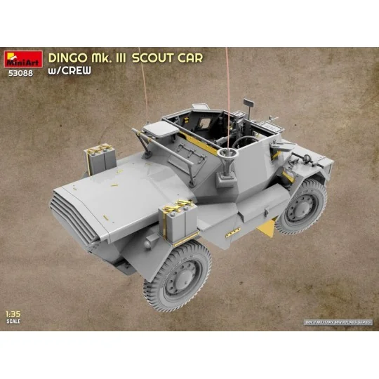 Dingo Mk. III Scout Car w/ Crew, 1/35 - MiniArt 53088 Dingo Mk. III Scout Car w/ Crew, 1/35 - MiniArt 53088