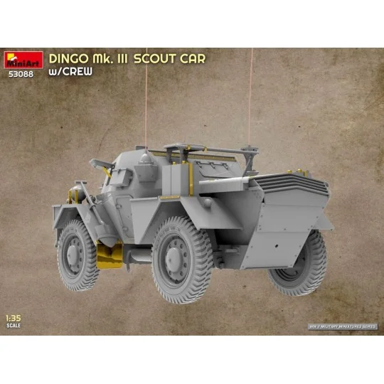 Dingo Mk. III Scout Car w/ Crew, 1/35 - MiniArt 53088 Dingo Mk. III Scout Car w/ Crew, 1/35 - MiniArt 53088