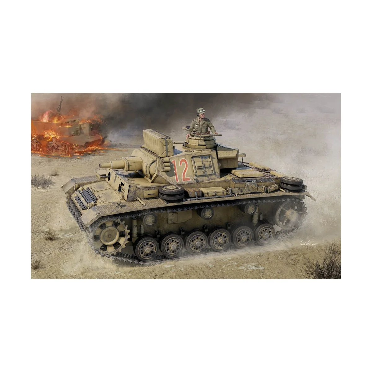 Pz.Kpfw.III Ausf.N - Tunisia, 1/16 - Trumpeter 00957