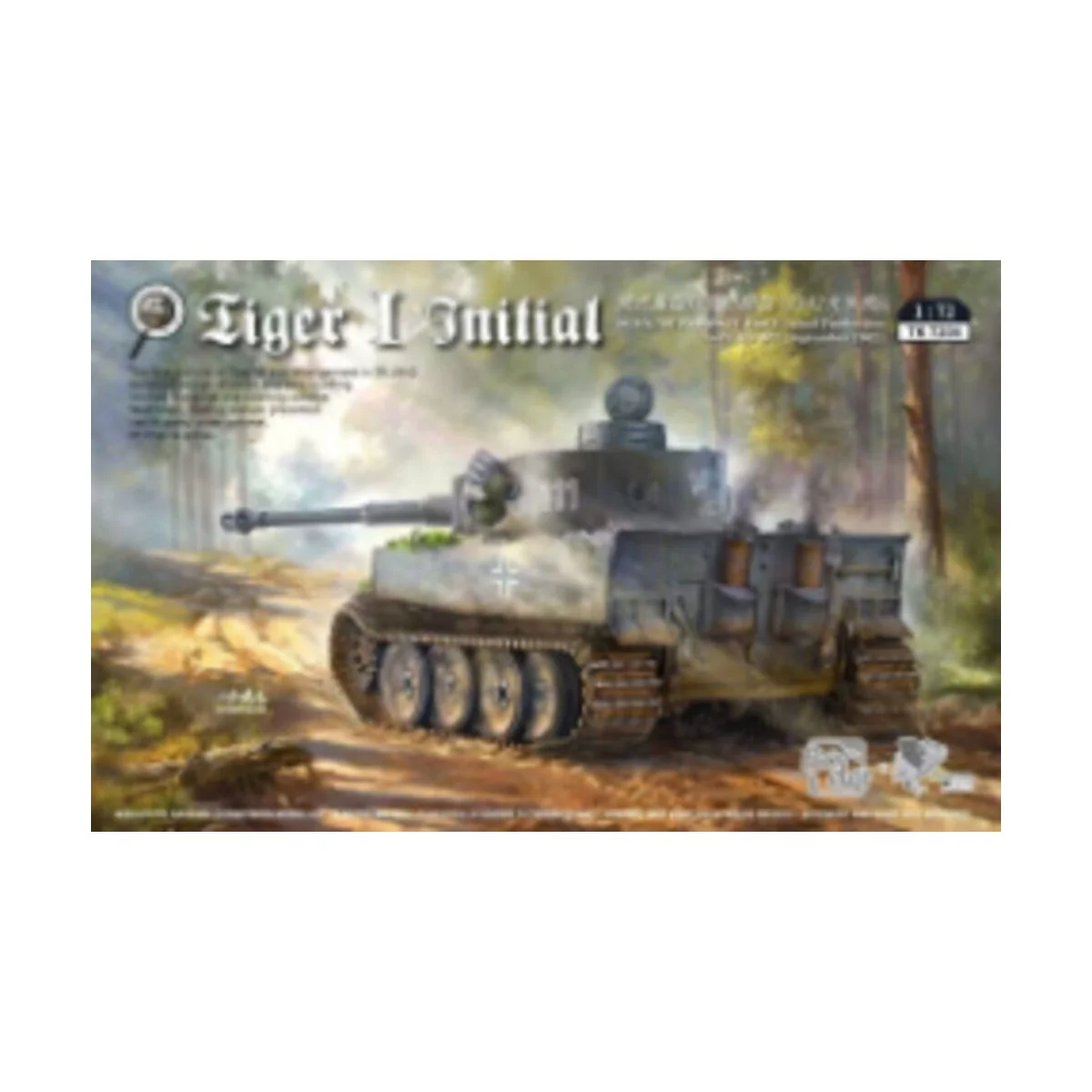 Tiger I Initial, 1/72 - Border Model TK7204 Tiger I Initial, 1/72 - Border Model TK7204