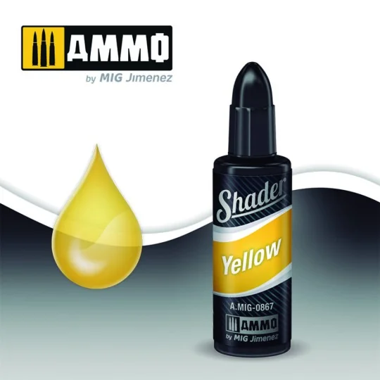 SHADER Yellow - AMMO by MIG Jimenez A.MIG-0867