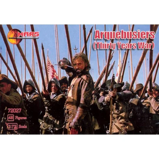 Arquebusiers, 30 years war, 1/72 - Mars Figures MS72027 Arquebusiers, 30 years war, 1/72 - Mars Figures MS72027