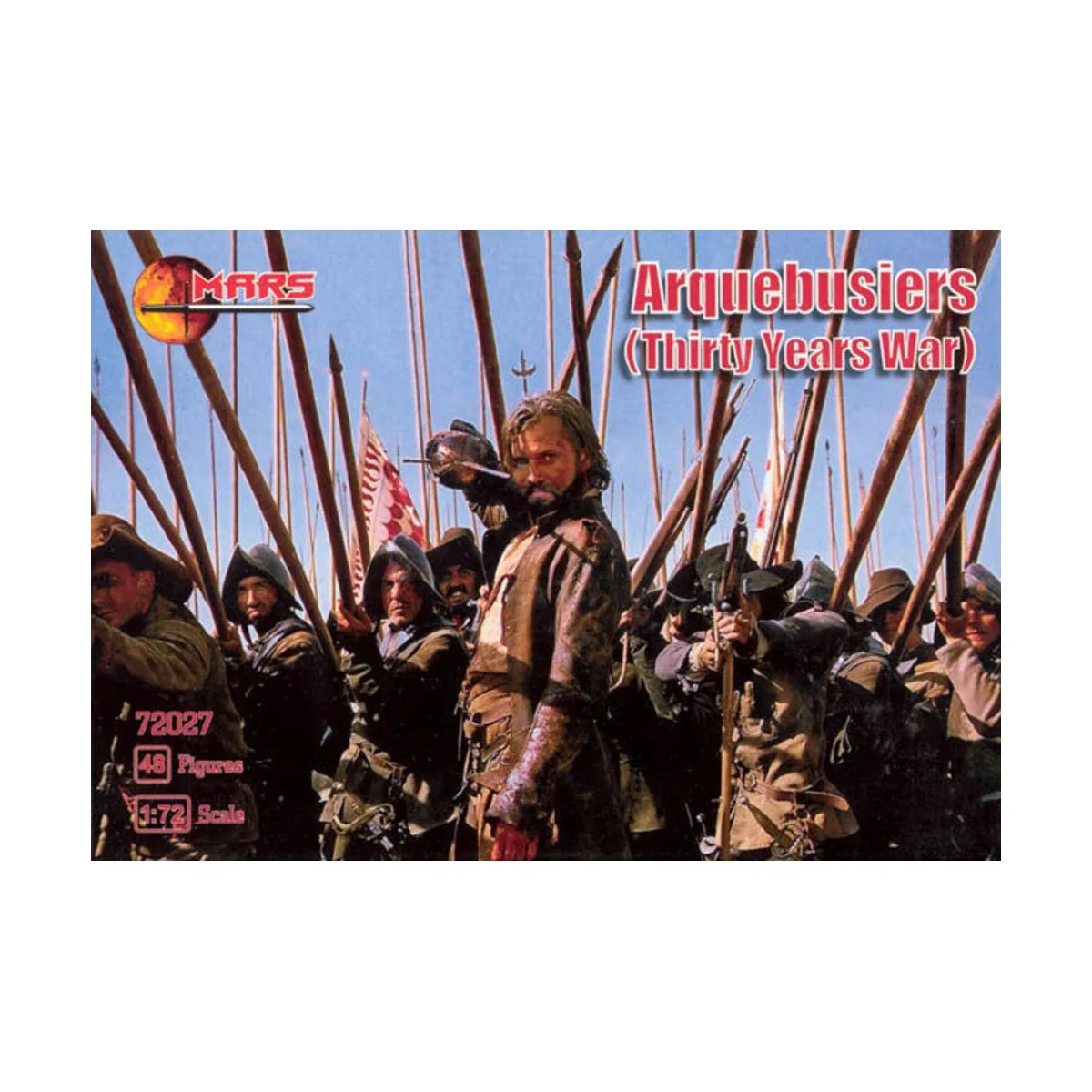 Arquebusiers, 30 years war, 1/72 - Mars Figures MS72027 Arquebusiers, 30 years war, 1/72 - Mars Figures MS72027