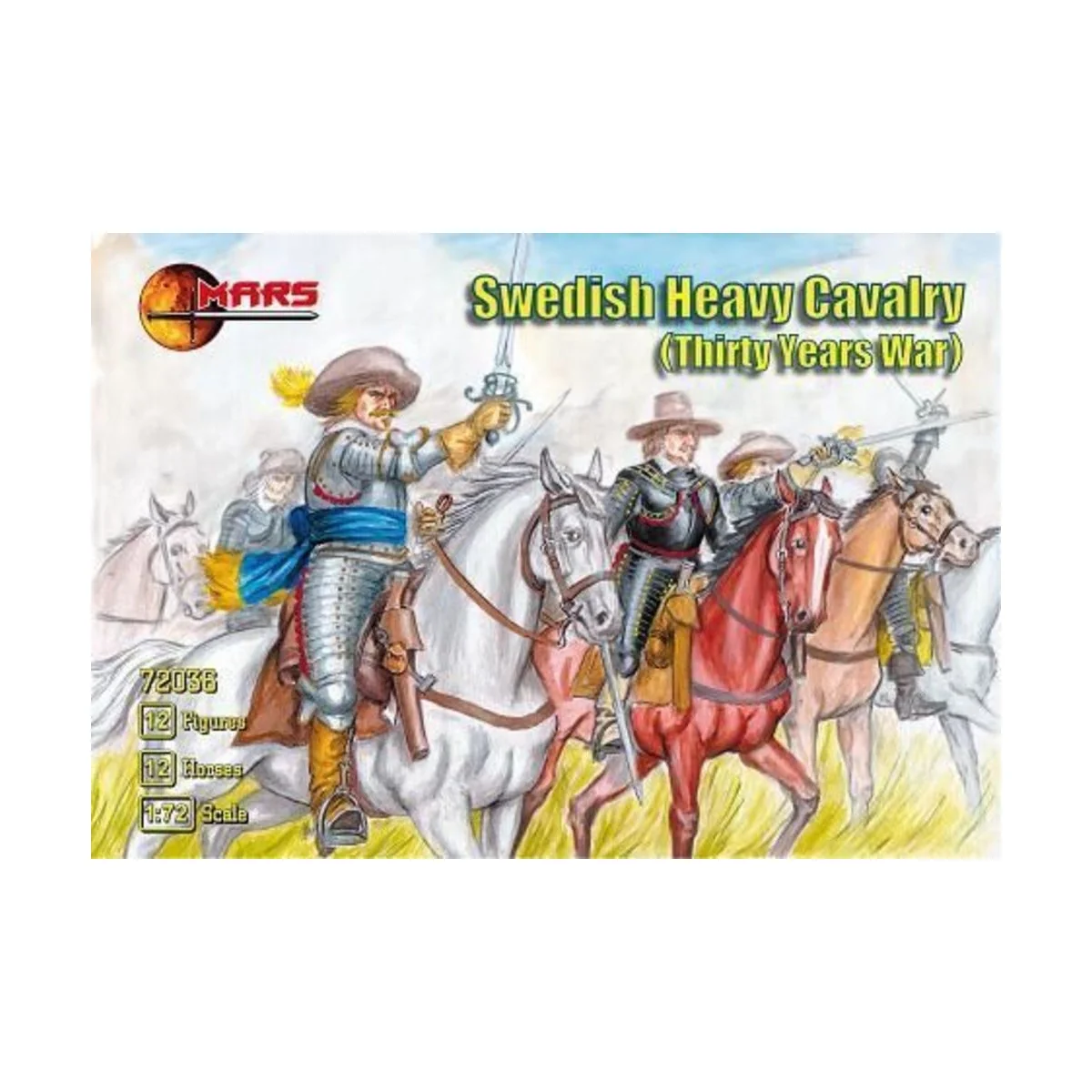 Swedish heavy cavalry, 1/72 - Mars Figures MS72036 Swedish heavy cavalry, 1/72 - Mars Figures MS72036
